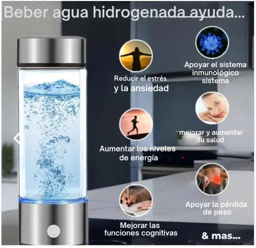 Botella Termo De Agua De Hidrogeno - Ahorrashopp