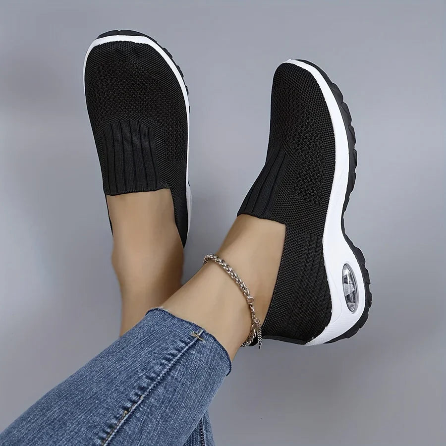 Di adiós al dolor de espolón calcáneo con tenis sin cordones y cámara de aire para máximo confort - Ahorrashopp