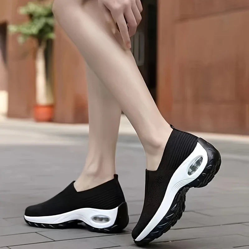 Di adiós al dolor de espolón calcáneo con tenis sin cordones y cámara de aire para máximo confort - Ahorrashopp