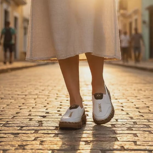 MOCASIN DAMA BELLAMI + BLANCO