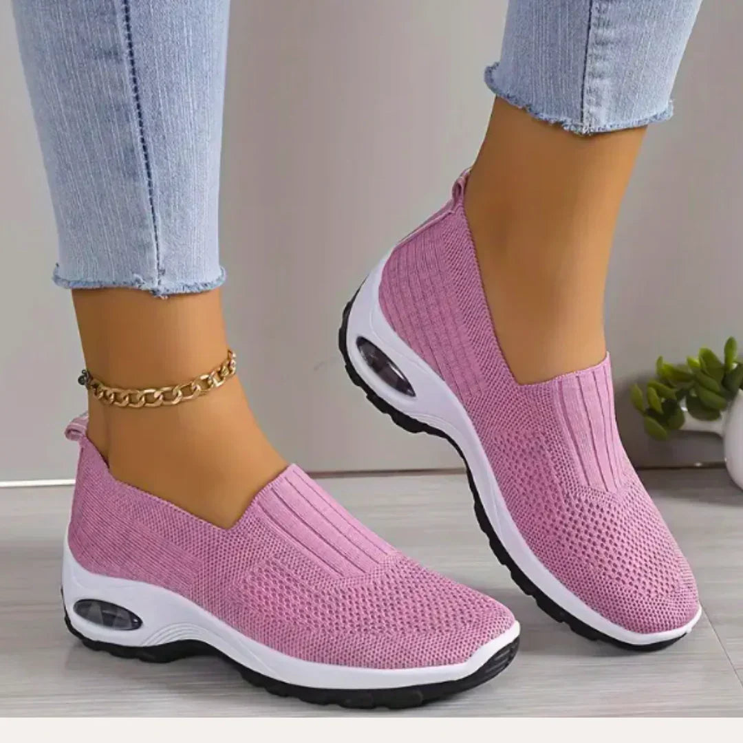 Di adiós al dolor de espolón calcáneo con tenis sin cordones y cámara de aire para máximo confort - Ahorrashopp