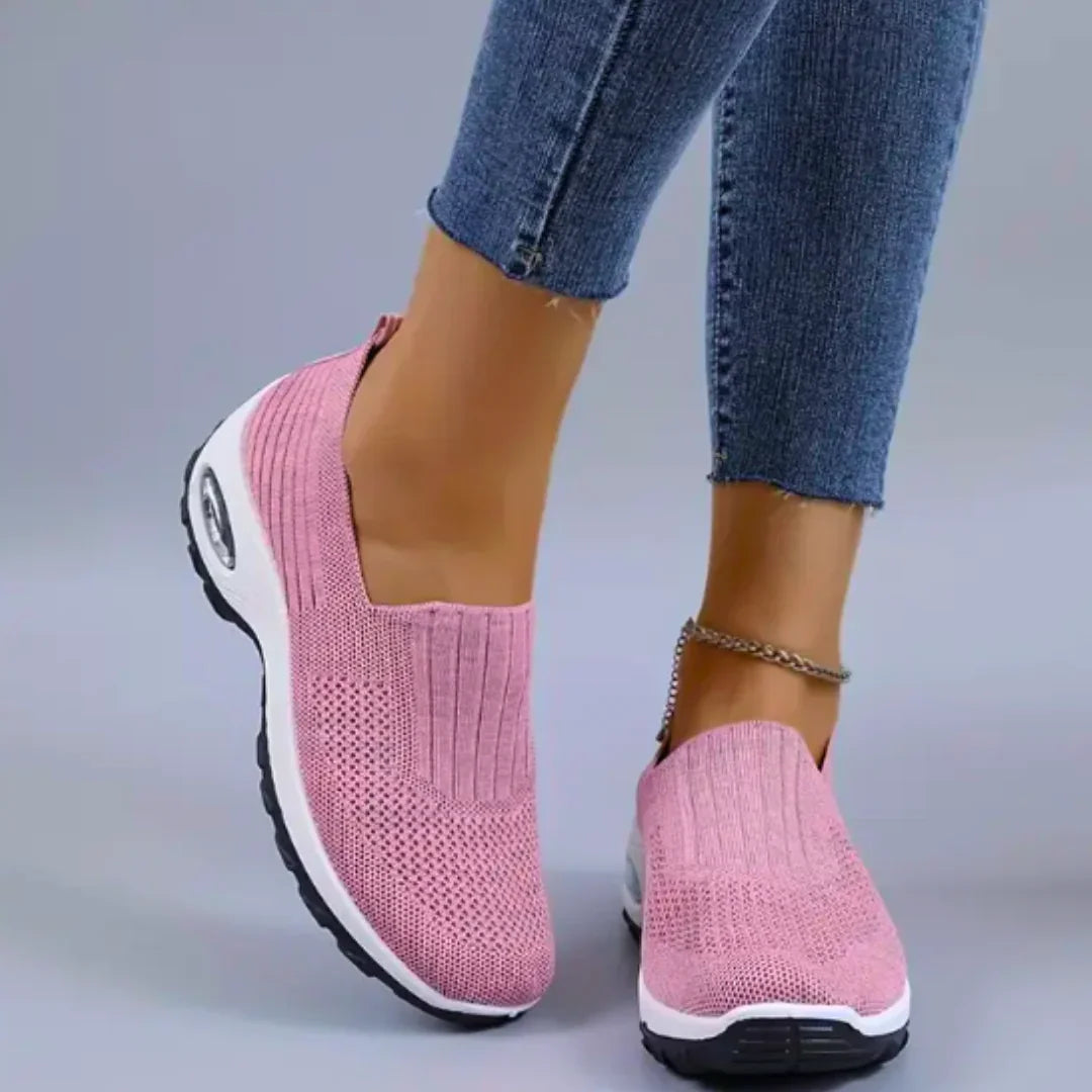 Di adiós al dolor de espolón calcáneo con tenis sin cordones y cámara de aire para máximo confort - Ahorrashopp