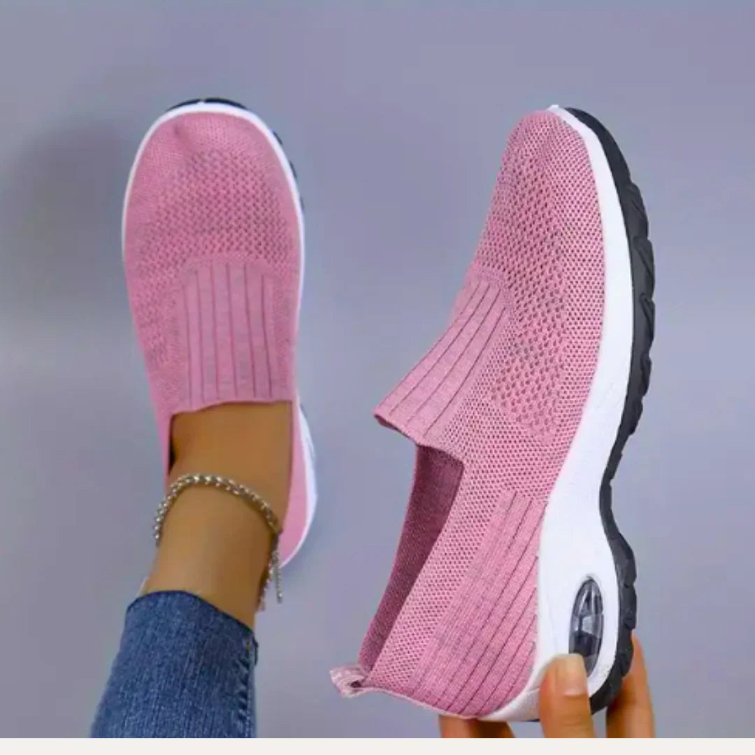 Di adiós al dolor de espolón calcáneo con tenis sin cordones y cámara de aire para máximo confort - Ahorrashopp